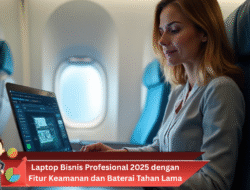 Laptop Bisnis Profesional 2025 dengan Fitur Keamanan dan Baterai Tahan Lama
