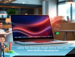 Laptop Tipis Bertenaga dengan Baterai Tahan Lama untuk Mobilitas Sepanjang Hari