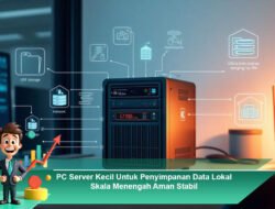 PC Server Kecil Untuk Penyimpanan Data Lokal Skala Menengah Aman Stabil