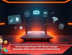 Review Singkat Router WiFi Modern dengan Kecepatan Stabil untuk Kebutuhan Internet Berat